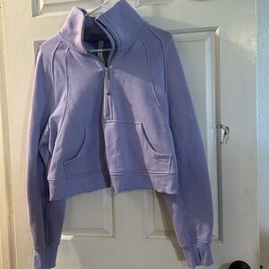 lululemon athletica Lavender Half-Zip Pullover Sweater